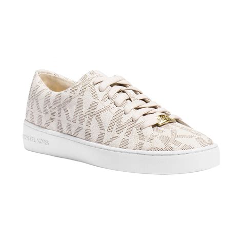 tenis michael kors mujer blancos|Michael Kors denim sneakers.